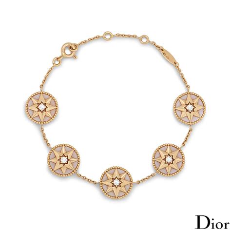 lady dior rose gold|Dior rose gold bracelet.